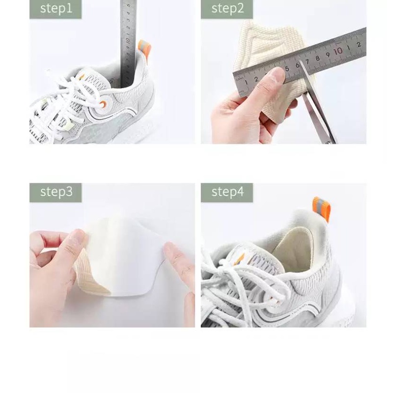 1 cặp miếng dán lót giày bảo vệ gót chân khi chạy bộ