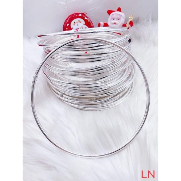BỘ KIỀNG TRÒN TRƠN BẠC TA- KIỀNG NỮ