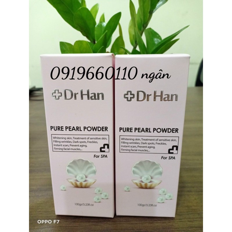 Cấy trắng ngọc trai Dr Han Pure Pearl Powder 100g