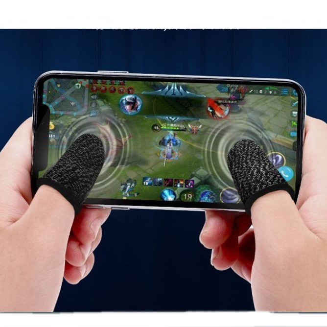 Set 2 bao ngón tay chơi game mobile chuyên dụng, chống trượt, chống ra mồ hôi tay