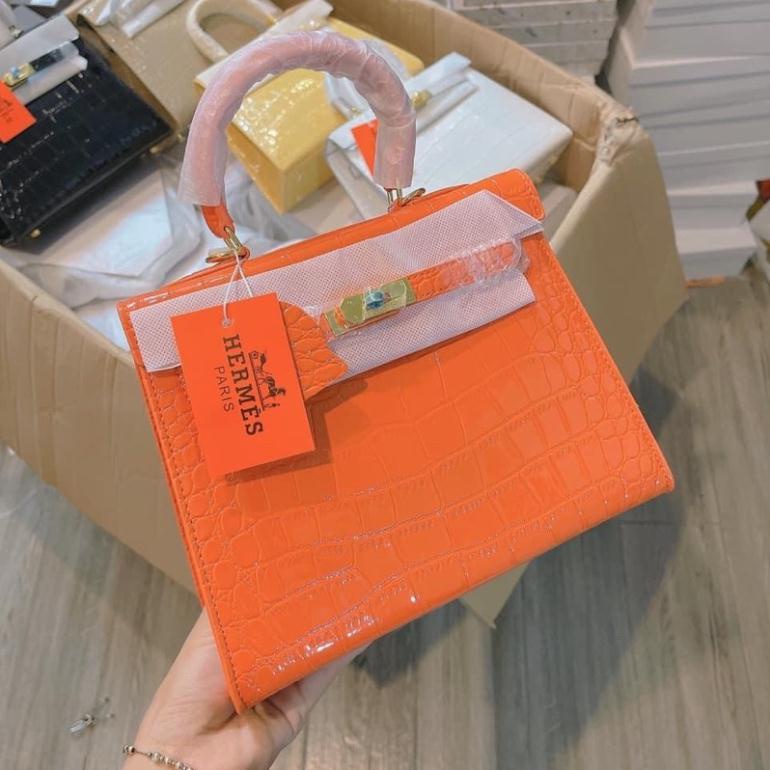 Túi H’M Kelly vân rắn size 21 -25 hàng QC cao cấp