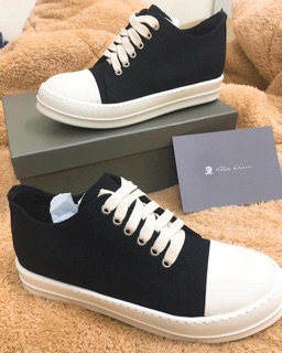 Rick owens thấp cổ vải