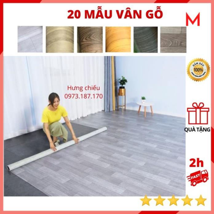 Simili trải sàn vân gỗ miếng thảm nhựa lót nền giả gỗ pvc nhám chống trơn trượt