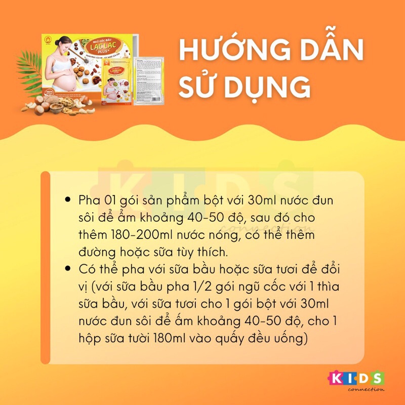 Ngũ cốc Siêu Kích Sữa Lạc Lạc  hỗ trợ cải thiện cân nặng, gọi sữa về nhanh 600g (30 Gói)