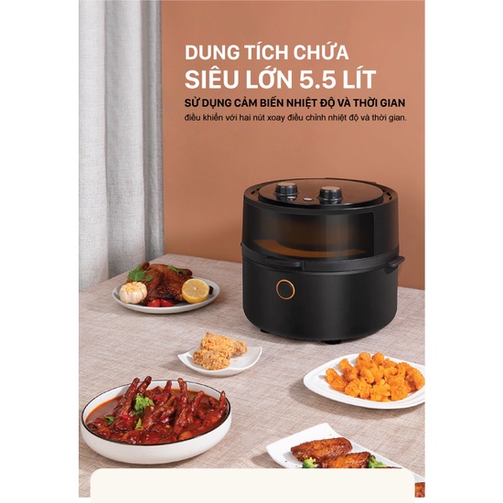 Nồi chiên không dầu 5.5 Lít cao cấp Coex AFC-3109