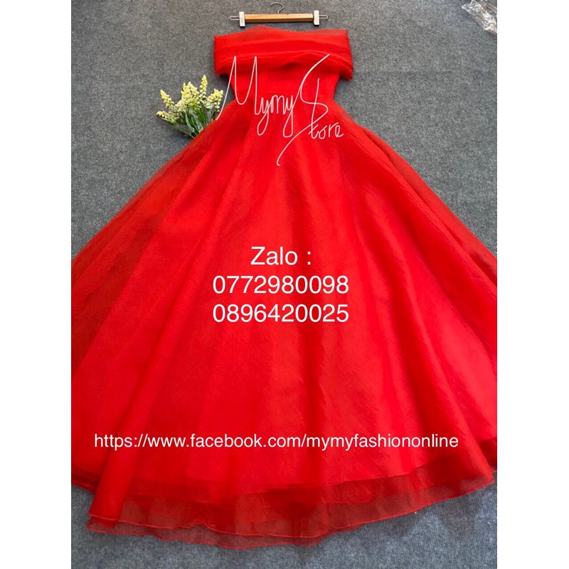 Đầm maxi dự tiệc dạ hội xẻ đùi mặc dc 3 kiểu TRIPBLE T DRESS - size M/L - MS214V