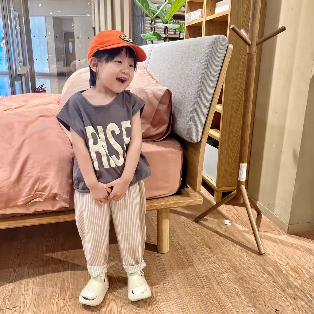 [Babycat] Hàng Có Sẵn Quần Vải Cotton Lanh Mỏng Chống Muỗi Phong Cách Nhật Hàn Nhật Bản Thời Trang Mùa Xuân Hè Giản Dị Tươi Mới Cho Trẻ Em
