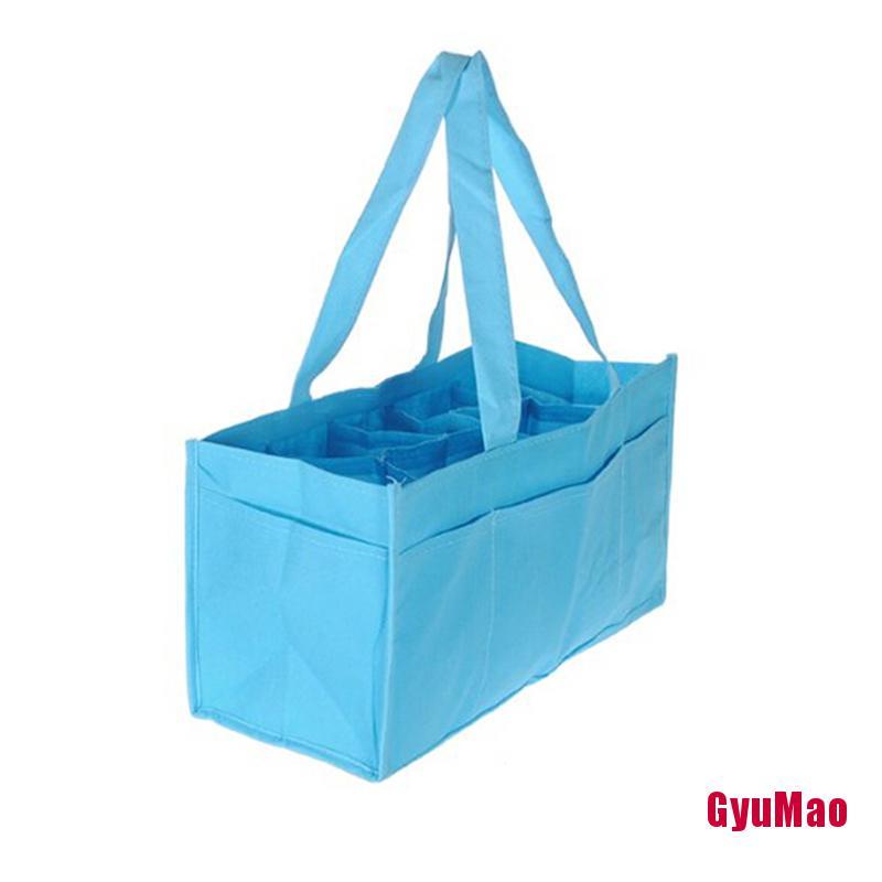 Túi Tote Đựng Tã Và Tã Di Động Màu Xanh Dương Và Hồng Di Động Cho Mẹ Bỉm Sữa Khi Đi Du Lịch