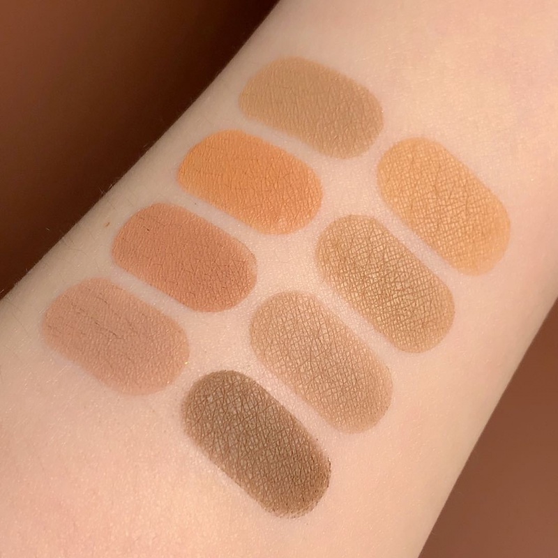 [Hàng mới về] Bảng phấn mắt GUICAMI 8 màu sắc tông lì và hạt ngọc trai thời thượng