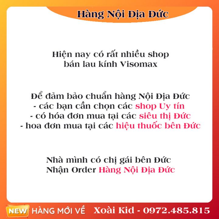 Giấy lau kính Visiomax của Đức