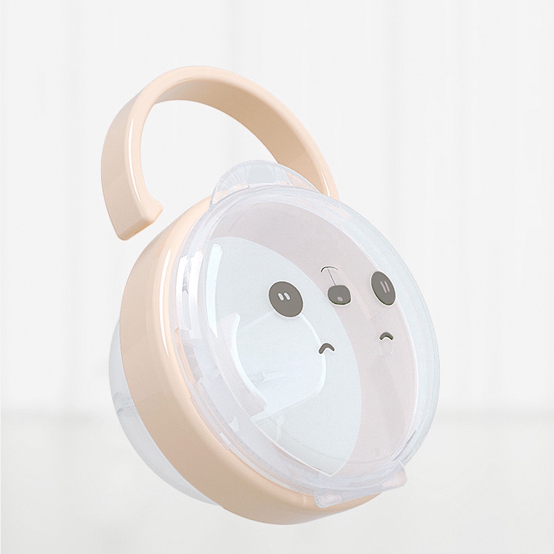 Hộp Đựng Núm Vú Giả Họa Tiết Gấu Trúc Hoạt Hình Dễ Thương Cho Bé