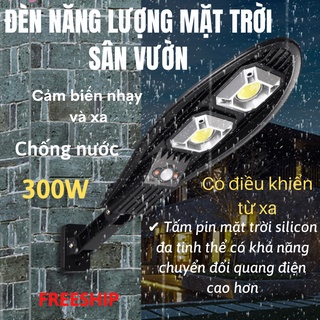 Đèn năng lượng mặt trời, đèn sân vườn tiết kiệm điện cảm biến thông minh có điều khiển Shop Gia Dụng HOÀI AN