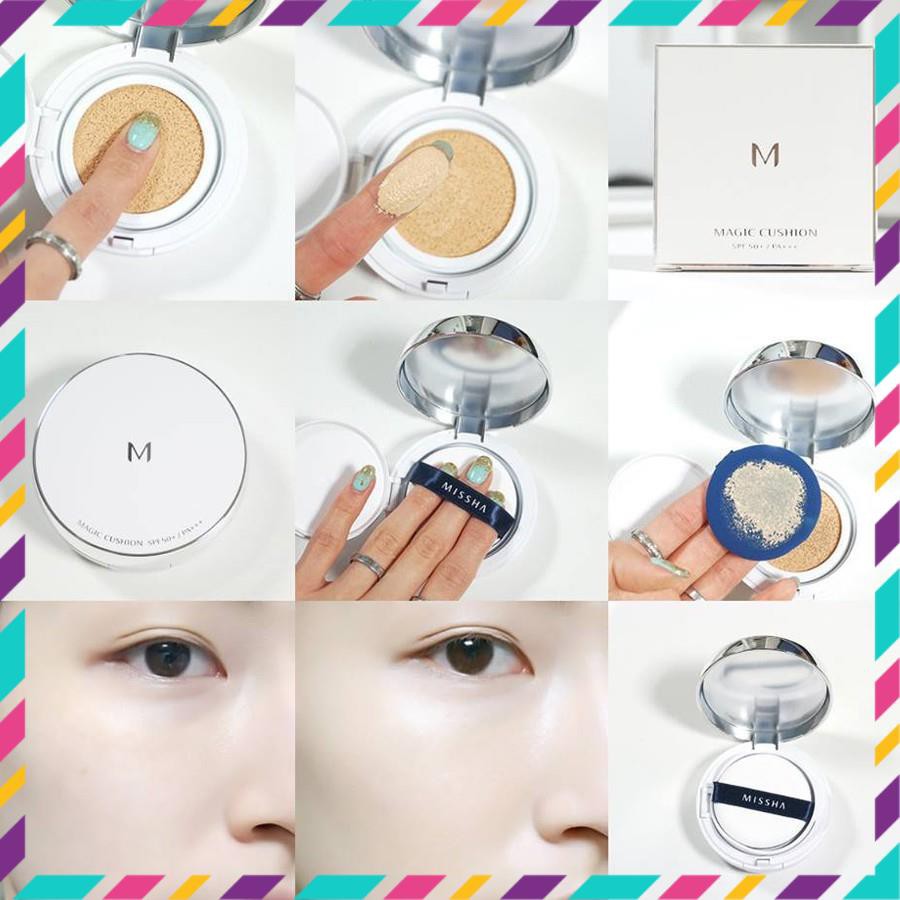 [Freeshipg] [NEW 2018] Phấn Nước Che Phủ Tốt, Lâu Trôi Missha Magic Cushion Cover Lasting SPF50+ PA+++