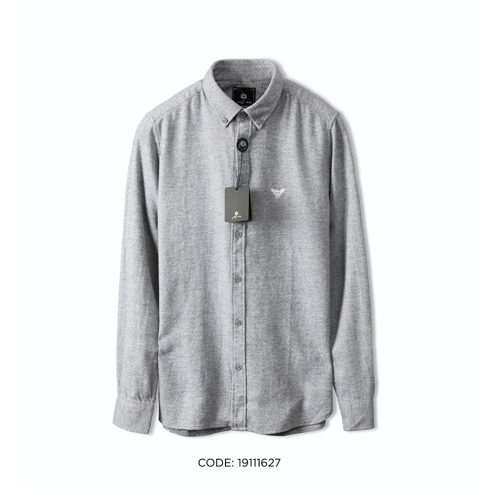 Áo Sơ Mi Nam Just Men Trơn Tay Dài | BigBuy360 - bigbuy360.vn