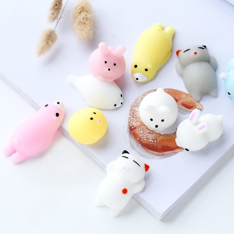 2pcs Đồ Chơi Mochi Squishy Đàn Hồi Chậm Siêu Dễ Thương