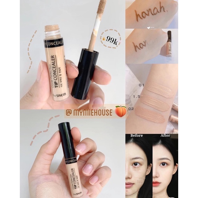 Che khuyết điểm Cover Perfection Tip Concealer