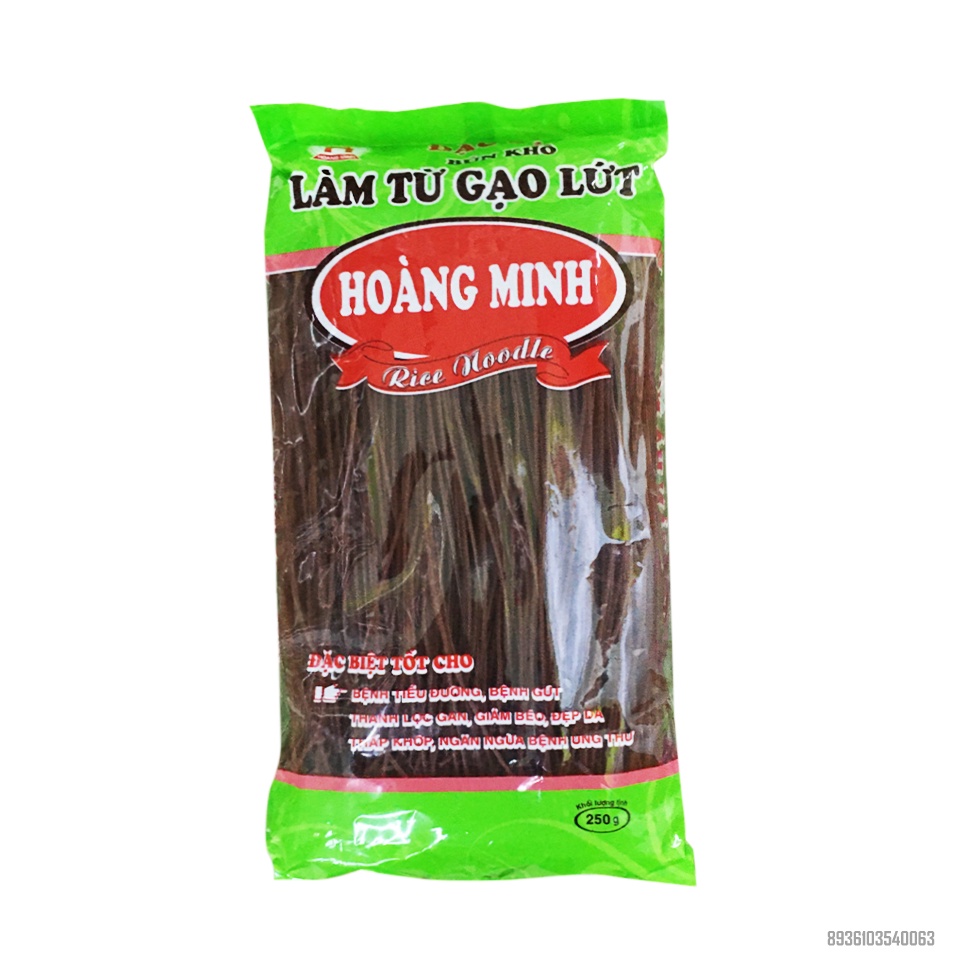 Bún gạo lứt giảm cân Hoàng Minh Eat Clean - Bún giảm cân an toàn làm từ gạo lứt an toàn vệ sinh thực phẩm - Tasty food