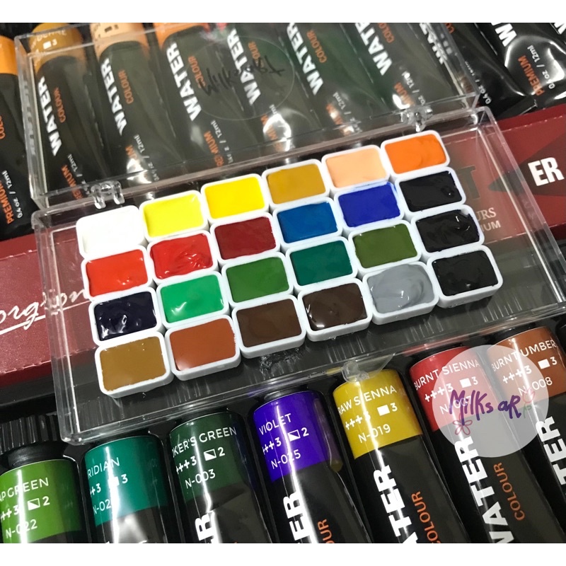 Màu Giorgione 12/24 màu dạng chiết dùng thử , dung tích 0.5ml