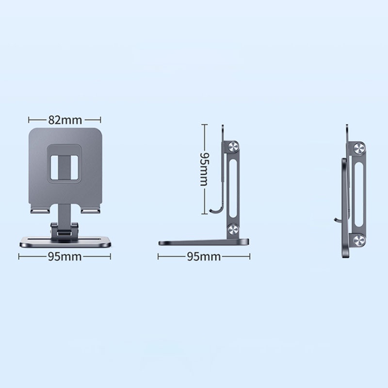 Bộ đế giữ điện thoại và máy tính bảng để bàn XUNDD, Kim loại, Gọn và nhẹ