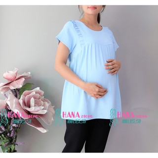 Áo bầu công sở- áo bầu bigsize vãi đũi lụa cao cấp