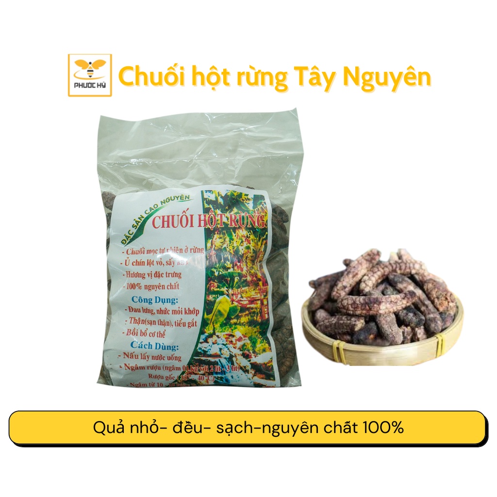 Đặc sản Tây Nguyên chuối hạt khô chuẩn rừng 1kg