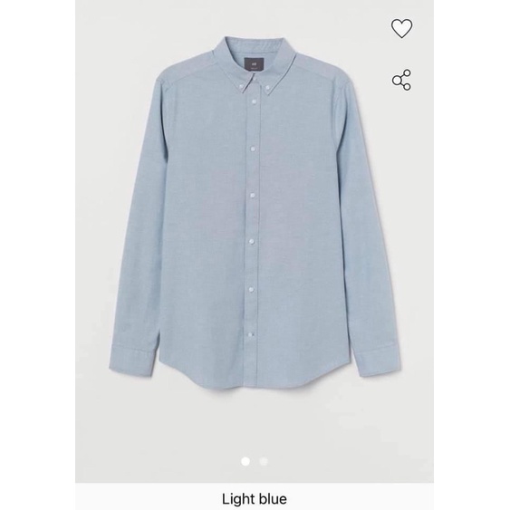 Áo sơ mi nam HM dài tay