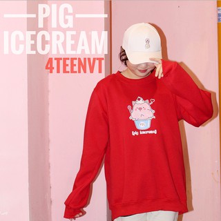 [SWEATSHIRT] PIG ICECREAM