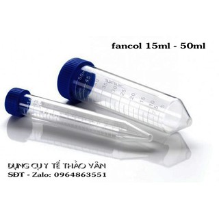 Ống fancol - Ống ly tâm nhựa 15ml và 50ml