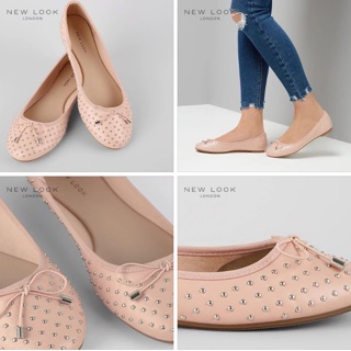 giầy newlook bệt hoạ tiết đinh tán