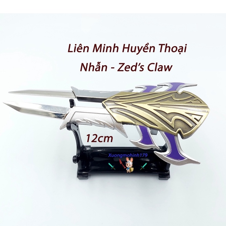 Mô hình trưng bày Liên Minh Huyền Thoại - Zed Móng vuốt sát thủ V 6
