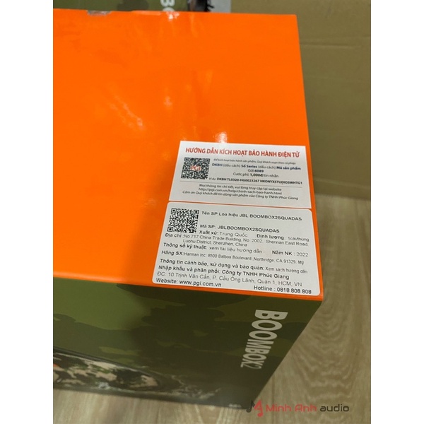JBL BOOMBOX 2 - Loa di động chống nước, pin trâu, âm cực hay