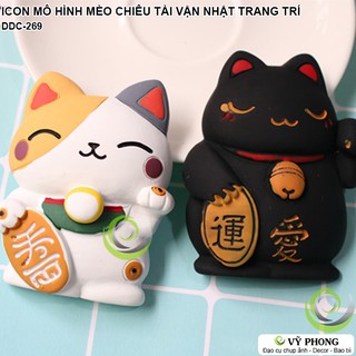 ICON LOGO MÔ HÌNH MÈO CHIÊU TÀI VẬN NĂM MỚI MAY MẮN DECOR TRANG TRÍ ĐẠO CỤ CHỤP ẢNH SẢN PHẨM INS DDC-269