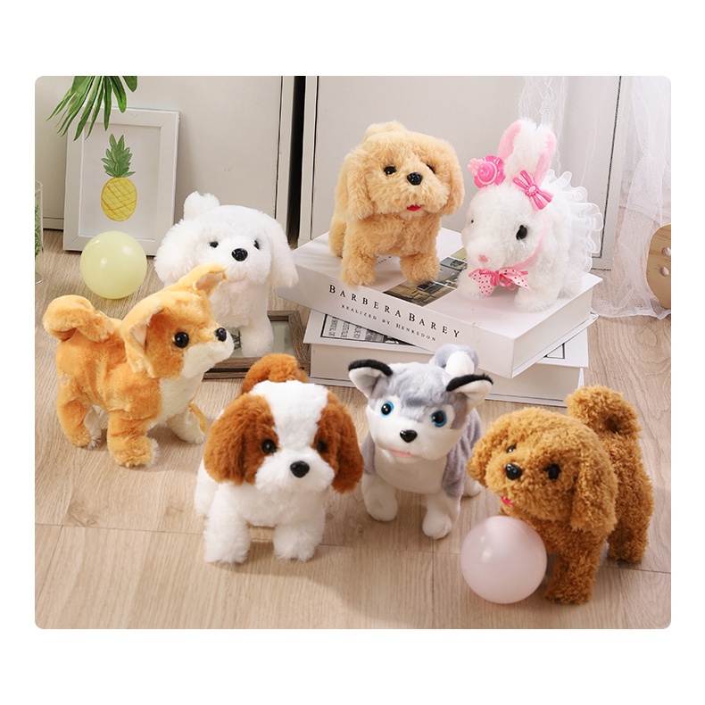 Chó bông biết đi, vẫy đuôi, biết kêu bibi cực cute - LANA QUEEN