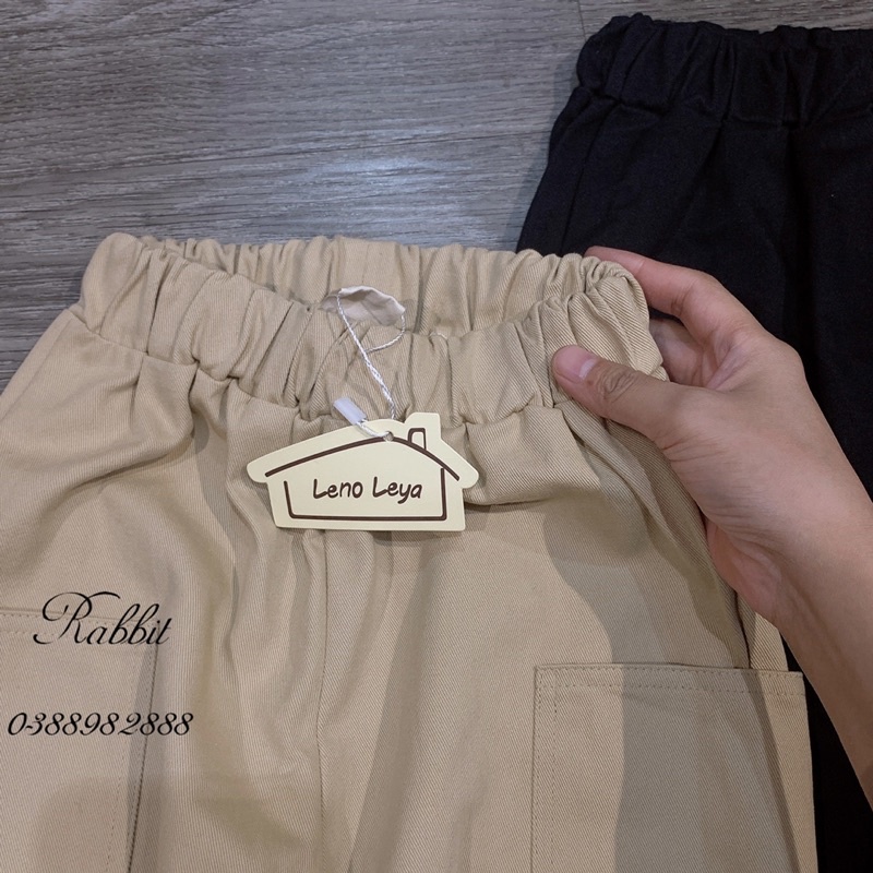 Quần kaki túi hộp Leno