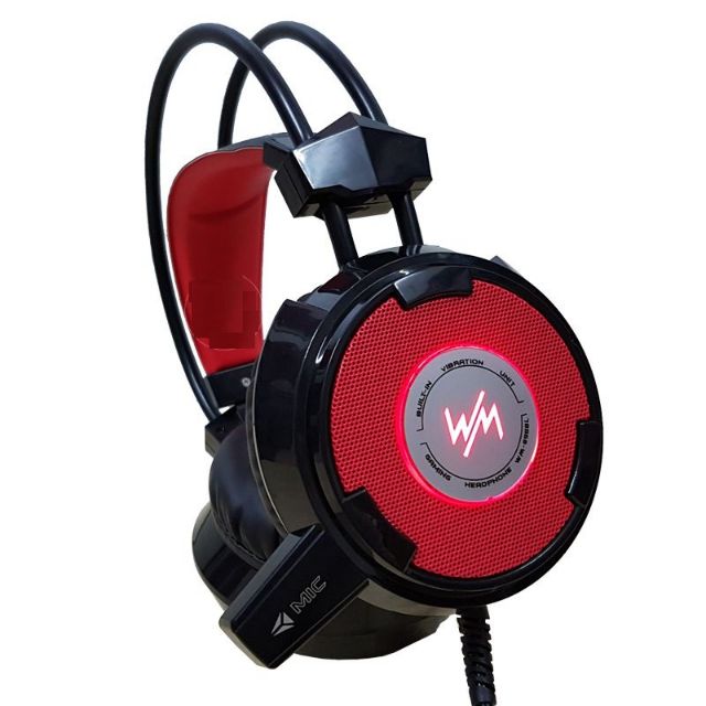 Tai nghe headphone gaming Headphone Wangming WN 8900 LED