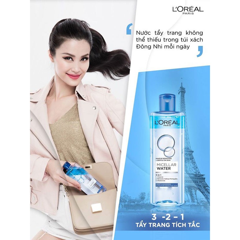 Nước tẩy trang cho mọi loại da L'Oreal Paris 3-in-1 Micellar Water | BigBuy360 - bigbuy360.vn