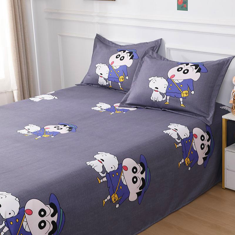 Set Chăn Ga Gối Cậu Bé Shin Coton Tina Siêu Mềm Mịn Cao Cấp
