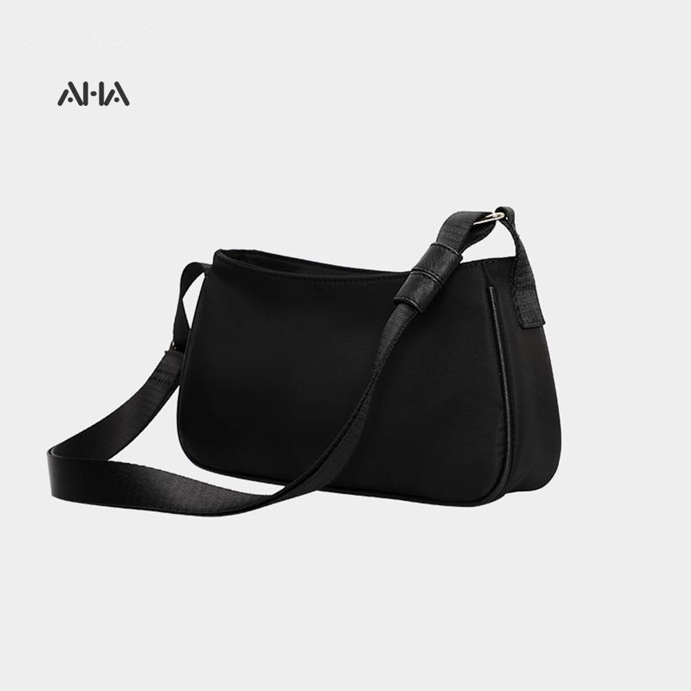 Túi xách đeo vai AHA official vải oxford phong cách vintage dễ phối đồ thời trang