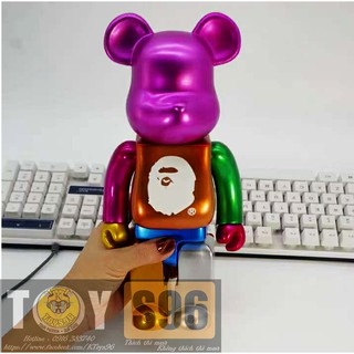 Mô hình Bearbrick Bape Multicolor 28cm 400%