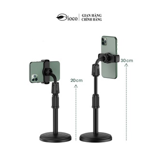 Giá đỡ điện thoại di động chắc chắn,giá livestream để bàn K07, có thể điều chỉnh độ cao, xoay 360 độ, để điện thoại