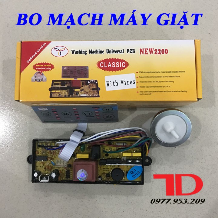 Bo Mạch Máy Giặt Đa Năng New 2200 Có Dây