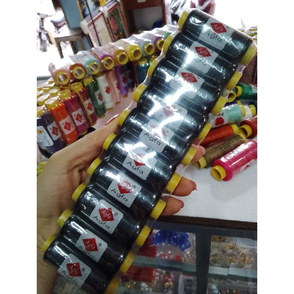 Bán lốc 10 cuộn chỉ agfa may đồ có nhiều màu lựa chọn
