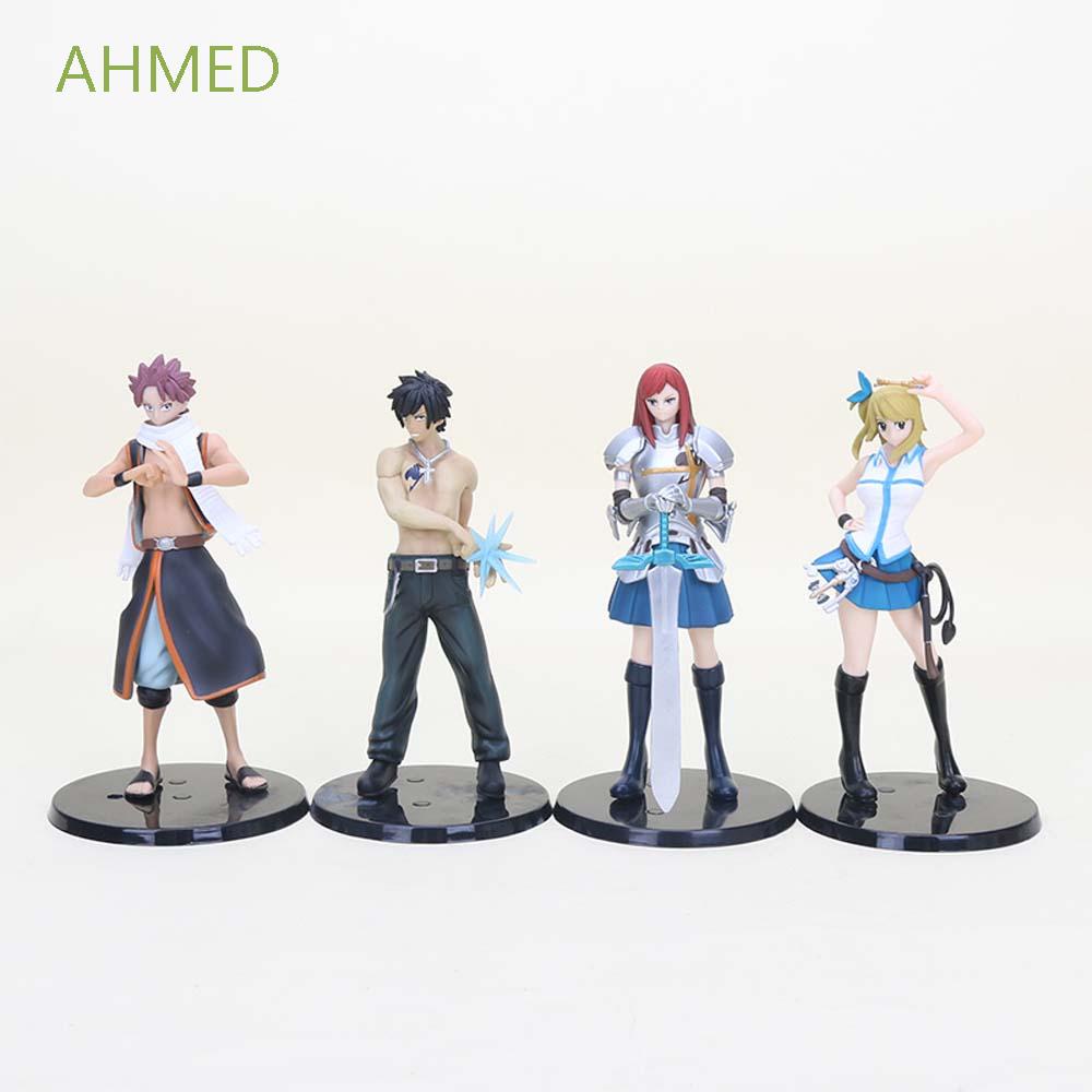 Set 4 Mô Hình Đồ Chơi Nhân Vật Anime Fairy Tail Erza Scarlet
