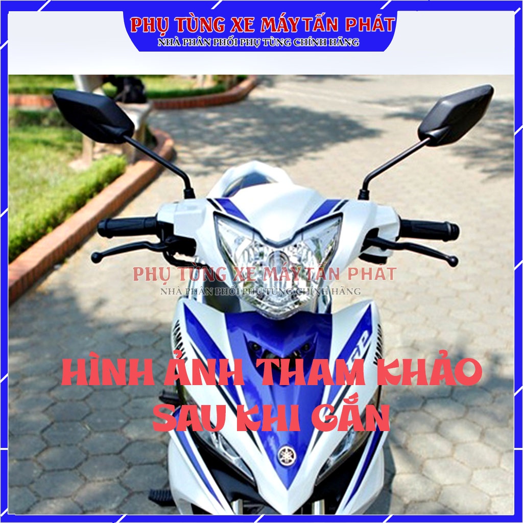 Gương Kính Chiếu Hậu Xe Máy Ex exciter 135 Sirius Jupiter Nouvo Chính Hãng Yamaha