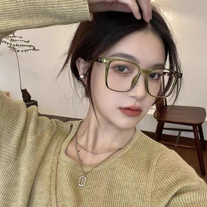 Mắt Kính Chống Bức Xạ Ánh Sáng Xanh Thời Trang Phong Cách Hàn Quốc Cho Nam / Nữ