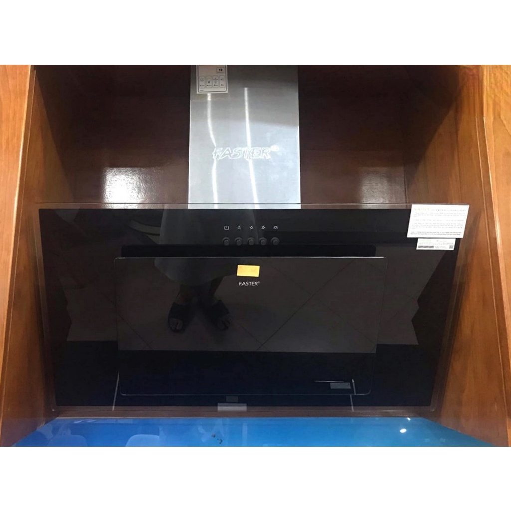 Máy hút mùi kính vát Faster FS 3608B-70 Máy khỏe, Hút êm, Bảo Hành Chính Hãng