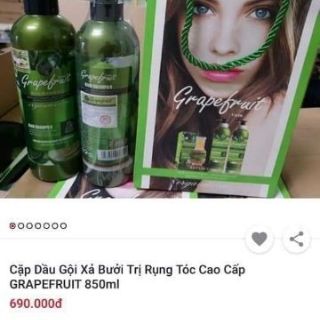 SỈ! COMBO 5 CẶP DẦU GỘI GRAPEFFUIT ( 5 GỘI +5 XẢ)