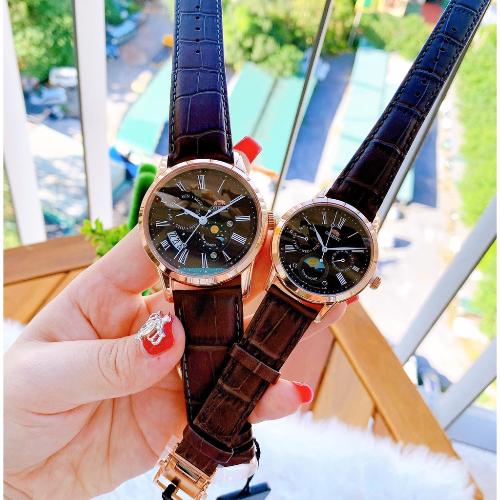 ĐỒNG HỒ CẶP ĐÔI NAM NỮ ORIENT SUN & MOON CHÍNH HÃNG CAO CẤP - GIÁ LẺ TỪNG CHIẾC