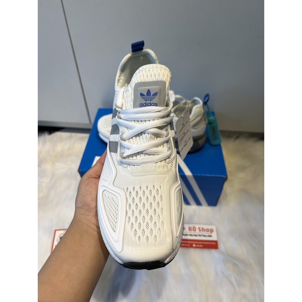 GIÀY THỂ THAO NAM NỮ ADIDAS ZX 2K BOOST WHITE CREAM BROWN NAVY