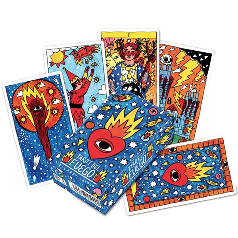 Bộ bài 78 lá Tarot del Fuego, Tác giả Ricardo Cavolo